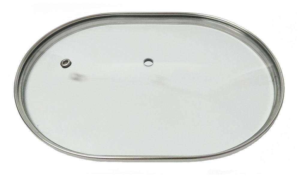 OVAL GLASS LID